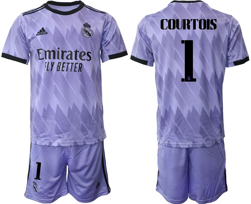 Men 2022-2023 Club Real Madrid away purple 1 Soccer Jersey1